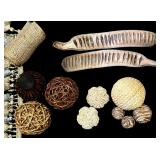 Home Decor including Runner, Burlap, Vine Balls and More