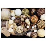 Home Decor including Runner, Burlap, Vine Balls and More