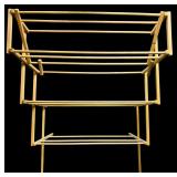 Vintage Foldable Wooden Queen Dryer Stand