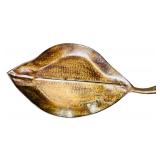 Lovely Decor including Wooden Leaf Platter, Small Mirrors, Faux Plant, Green Mirror and More