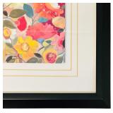 Summer Vibes / Pair of Floral Framed Wall Hangings