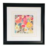 Summer Vibes / Pair of Floral Framed Wall Hangings