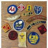 Variety of Vintage Patches including Boy Scout Patches
