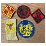 Variety of Vintage Patches including Boy Scout Patches