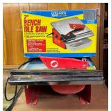 Chicago Electric Power Tools Bench Tile Saw Model: 40315