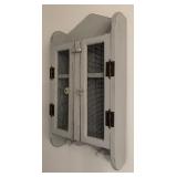 Lovely Grey Wall Cabinet