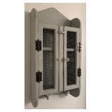 Lovely Grey Wall Cabinet