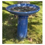 Lovely Blue Bird Bath