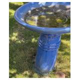 Lovely Blue Bird Bath