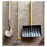 Shovels, Rakes and Tiller