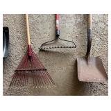 Shovels, Rakes and Tiller