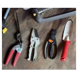 Grand Gardening Grouping including Benches, Tools, Sprinklers, Fencing and More!