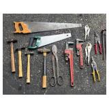 Tools including Hammers, Saw, Pliers, Wrenches and More