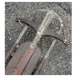 Vintage Wood and Metal Sled