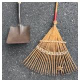 Shovels, Rake and Hoe