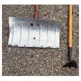 Shovels, Rake and Hoe