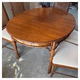 Vintage Dixie Tahiti Dining Table with Six Chairs
