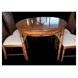 Vintage Dixie Tahiti Dining Table with Six Chairs