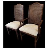 Vintage Dixie Tahiti Dining Table with Six Chairs