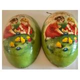 Vintage Cardboard Paper Mache Easter Set