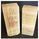 Pair of Onyx Aztec Style Bookends