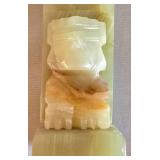 Pair of Onyx Aztec Style Bookends