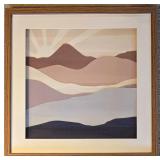 Fabric Media Framed Wall Art