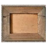 Vintage Rustic Framed Holland Print on Glass