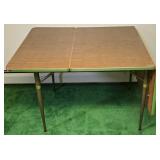 Mid-Century Modern Drop-Leaf Laminated Table