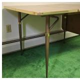 Mid-Century Modern Drop-Leaf Laminated Table