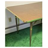 Mid-Century Modern Drop-Leaf Laminated Table