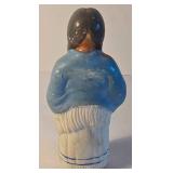 Set of Hand-Painted Ceramic Native American Figures