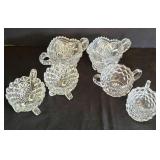 Vintage Crystal Sugar & Creamer Sets