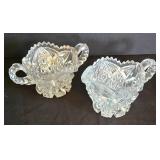 Vintage Crystal Sugar & Creamer Sets