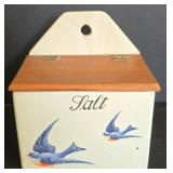 Vintage Bluebird Salt Cellar