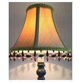 Lovely Table Lamp with Beaded Shade