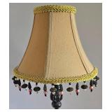 Lovely Table Lamp with Beaded Shade