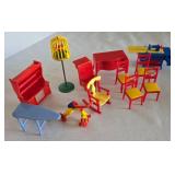 Fun Dollhouse Furniture Grouping