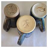 Artisan Pottery Grouping