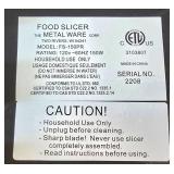 Nesco Professional Food Slicer