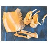 Beautiful Baptismal Gown. Bonnet & Booties