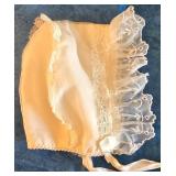 Beautiful Baptismal Gown. Bonnet & Booties