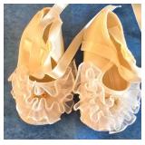 Beautiful Baptismal Gown. Bonnet & Booties