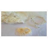 1960 Wedding Gown & Veils in Storage Box