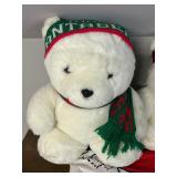 Vintage 1986 and 1987 Santa Bears and Original Bag