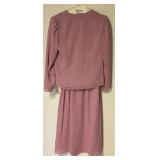 Two Piece Vintage Miss Elliette Dress and Jacket Size 8