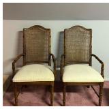 Vintage Dixie Tahiti Dining Table with Six Chairs