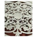 Pretty White Petite Table and Wall Hanging