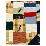 Vintage Handmade Crazy Quilt