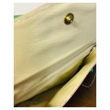 Vintage Dusty Rose Size 7.5 AA Peacock Pumps with Matching Handbag